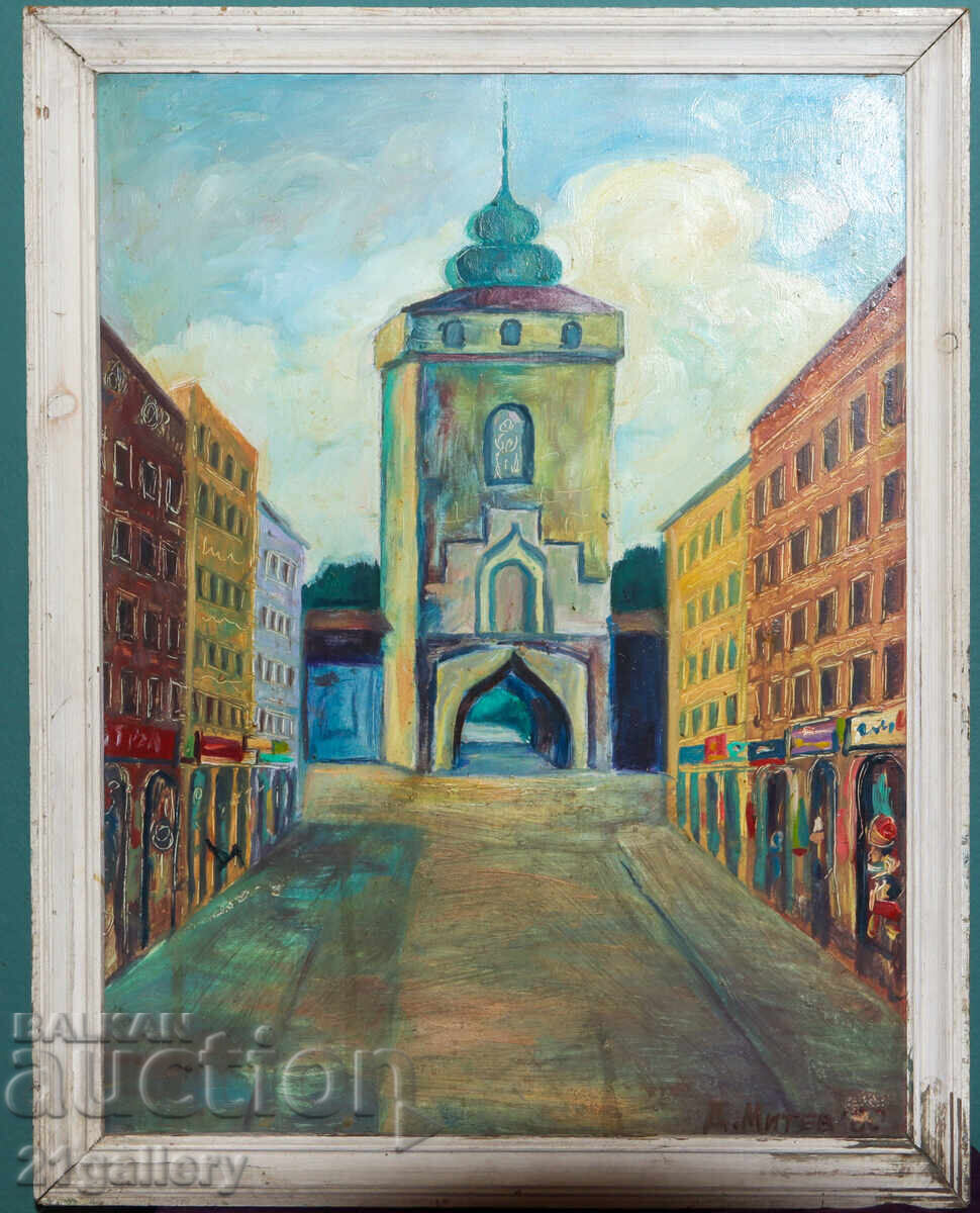 Dimitar Mitev Oil Paintings Cityscape with price € 168.73 | 330.01 BGN