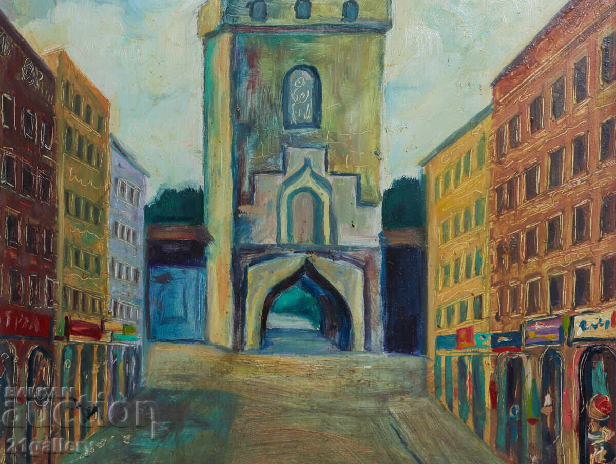 Dimitar Mitev Oil Paintings Cityscape - 5