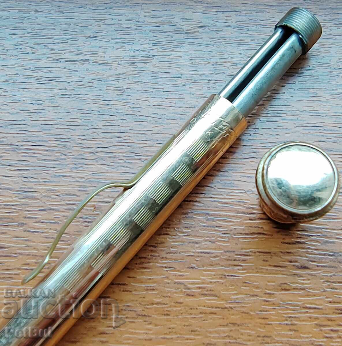 Stilou mecanic vechi placat cu aur WAHL Eversharp - 5