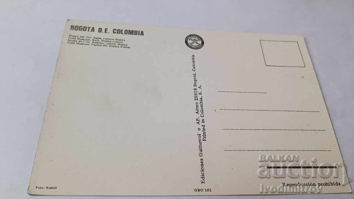 P.K. Bogota Gold Museum Fachre der Mulsca Kultur with price € 0.43 | 0.84 BGN