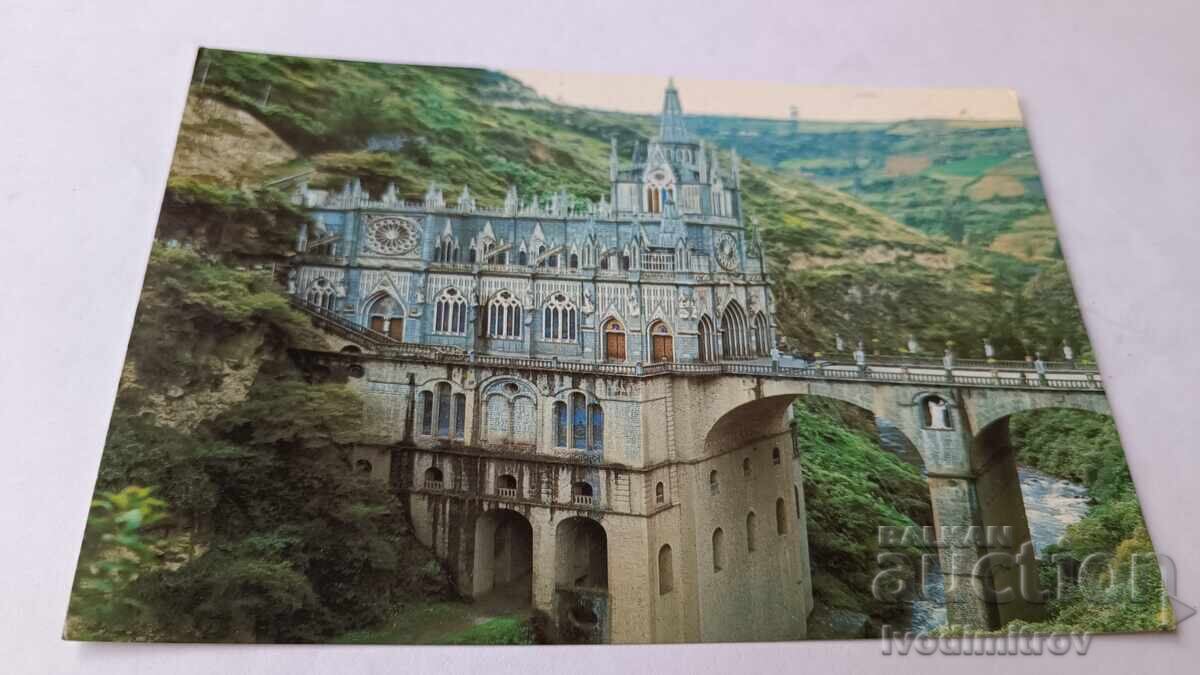 Carte poștală Ipiales Sanctuary de Las Lajas
