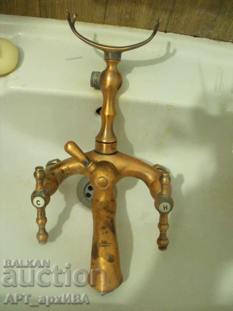 Faucet for sink, in the style of the 1920s