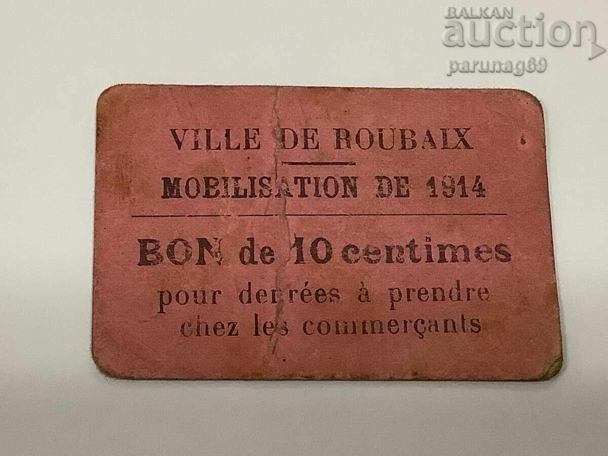 Franța 0,10 franci 1914