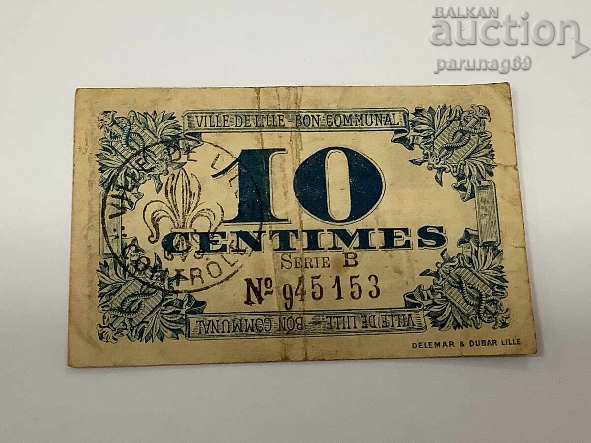 Франция 0,10 франк 1917 година