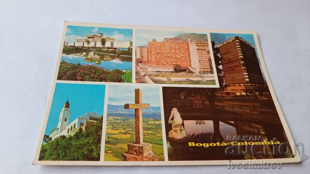 Пощенска картичка Bogota Колаж