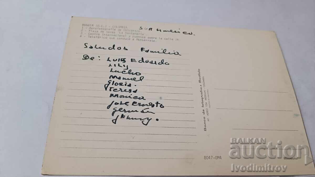 Καρτ ποστάλ Μπογκοτά Κολάζ με τιμή € 0.43 | 0.84 BGN Καρτ ποστάλ Μπογκοτά Κολάζ με τιμή € 0.43 | 0.84 BGN