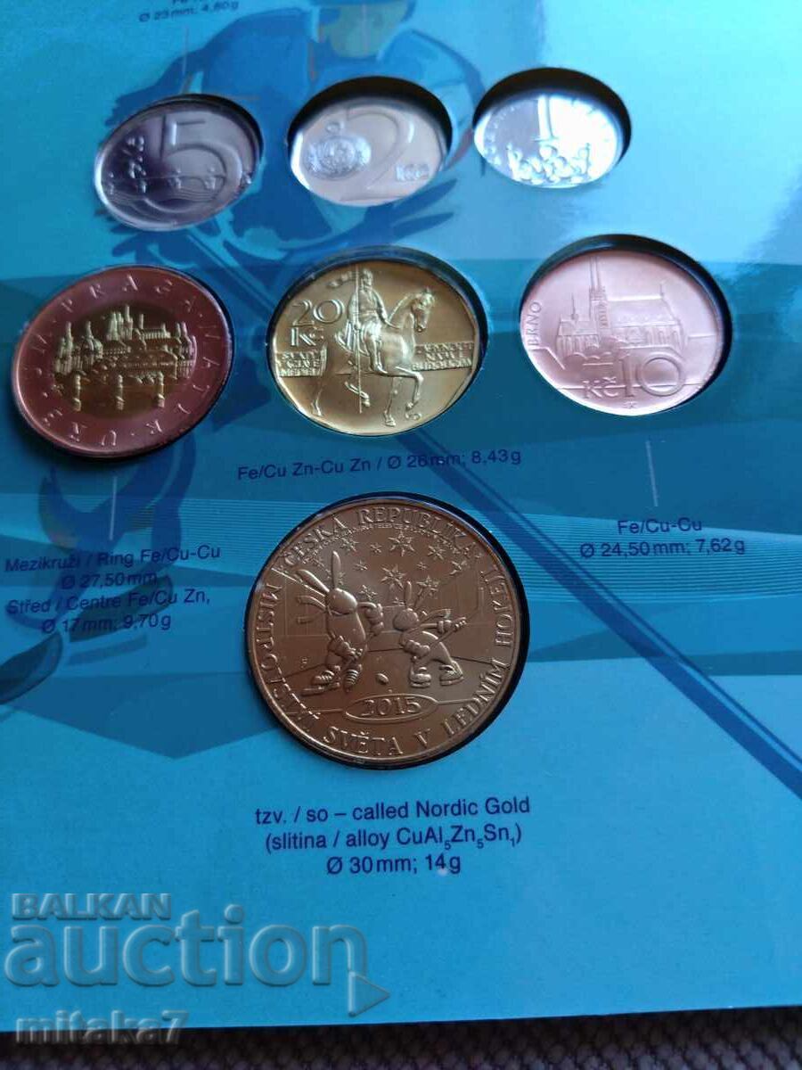 Licitație Set de monede 2015, Cehia Licitație Set de monede 2015, Cehia