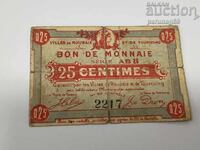 Franța 0,25 franci 1917