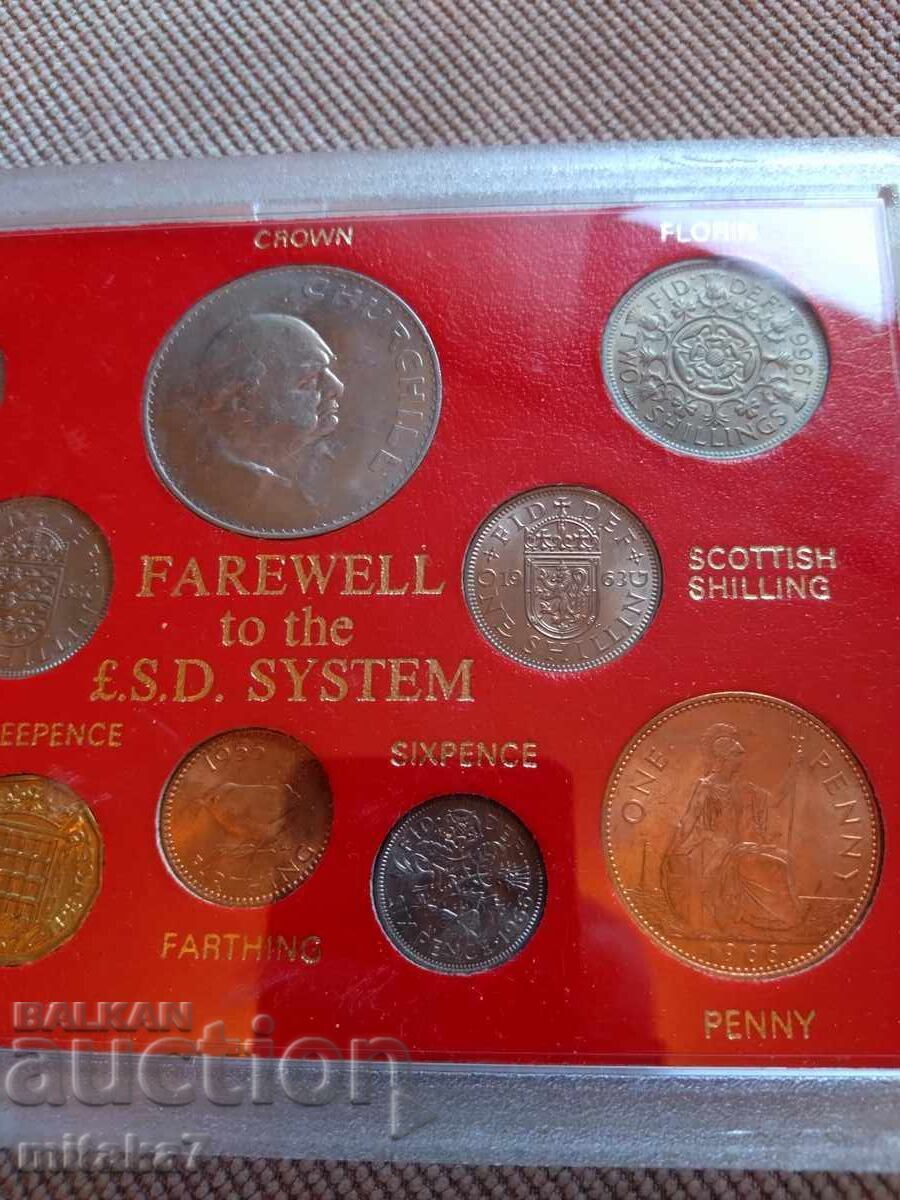 Auction  Set of coins, United Kingdom
