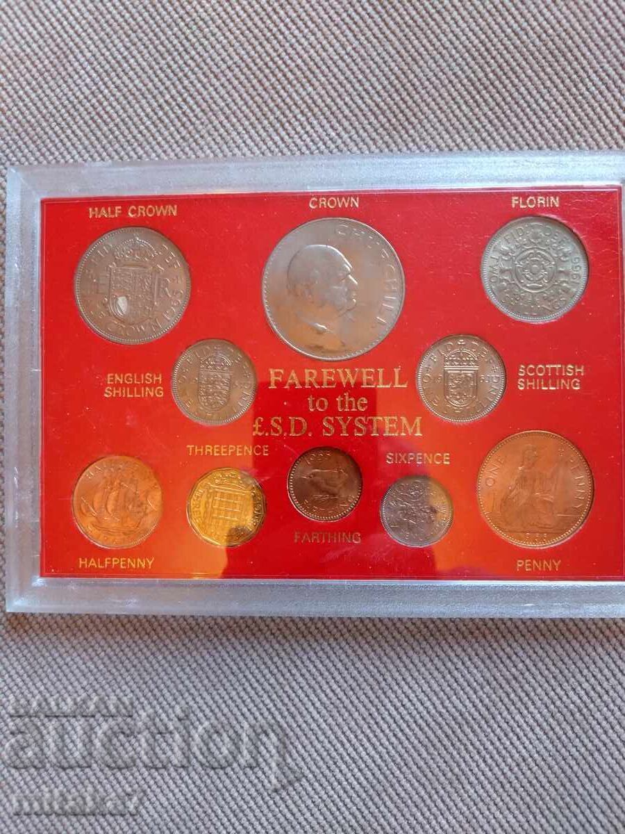 Set of coins, United Kingdom