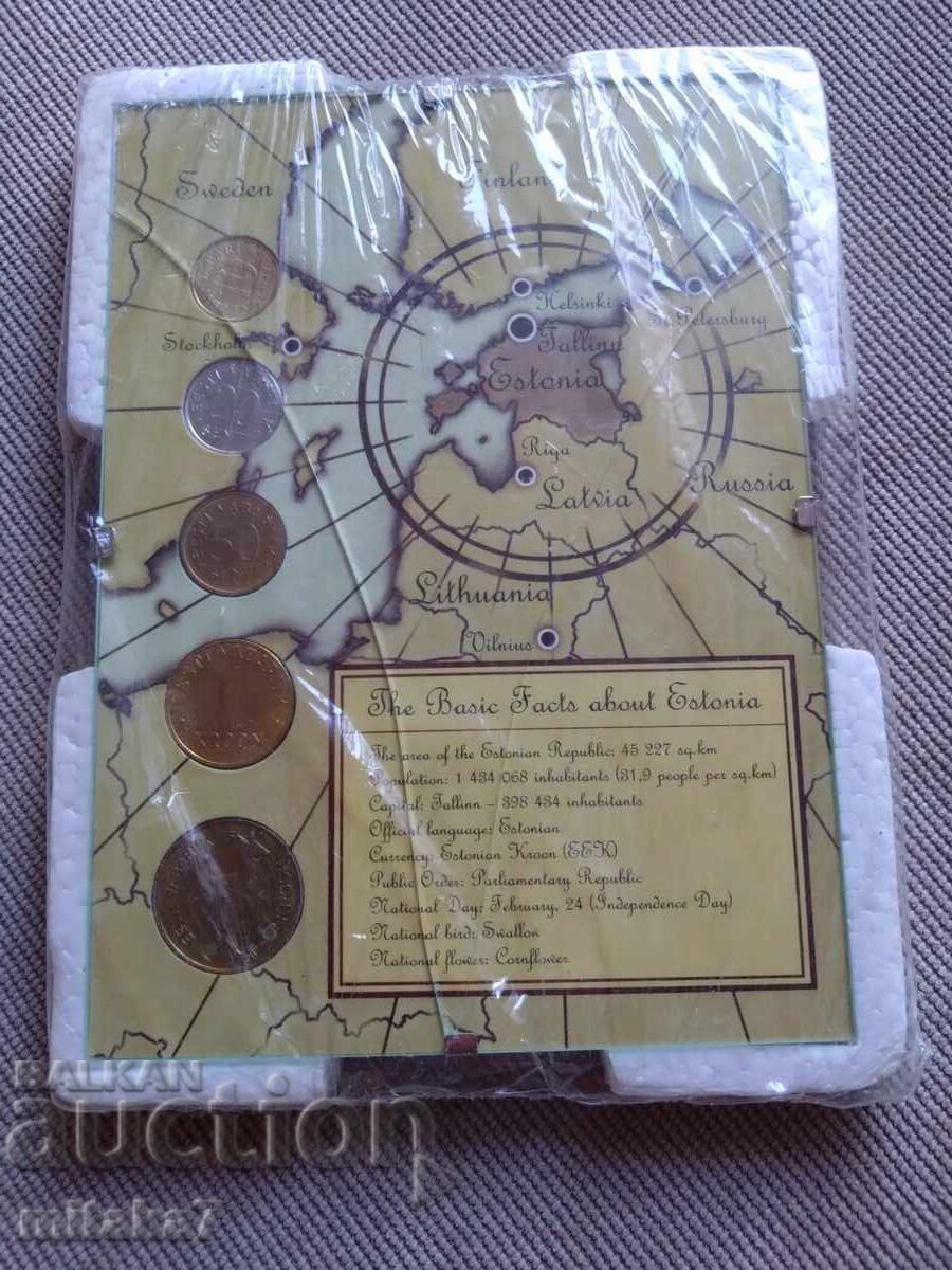 Set de monede, Estonia Set de monede, Estonia