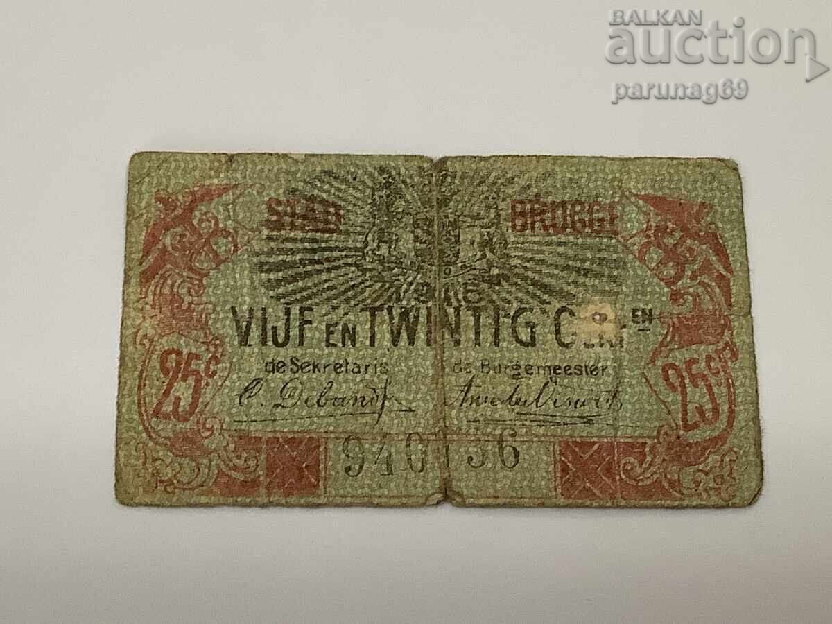 Βέλγιο 0,25 σεντίμια 1915