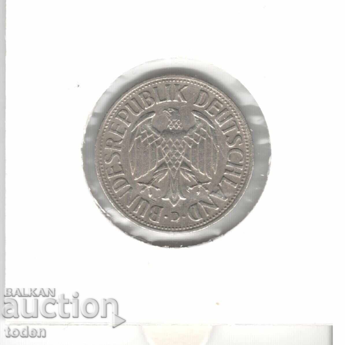 Livrarea Germania - 1 Marcă Germană - 1950 D - KM# 110