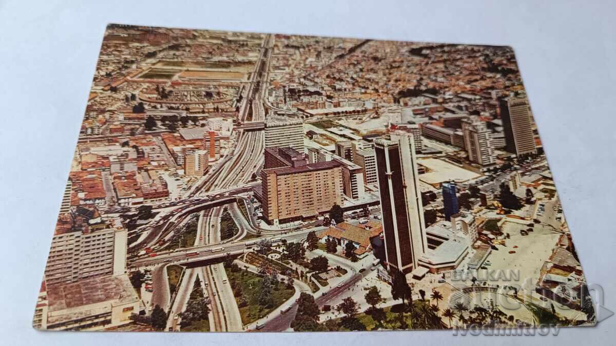 Пощенска картичка Bogota Aerofoto de Hotel Tequendama