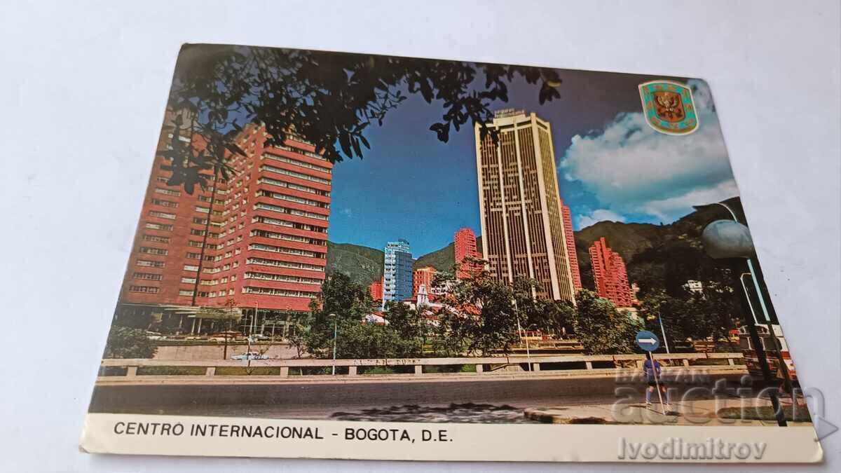 Cartolină poștală Bogota Centro Internacional de San Diego