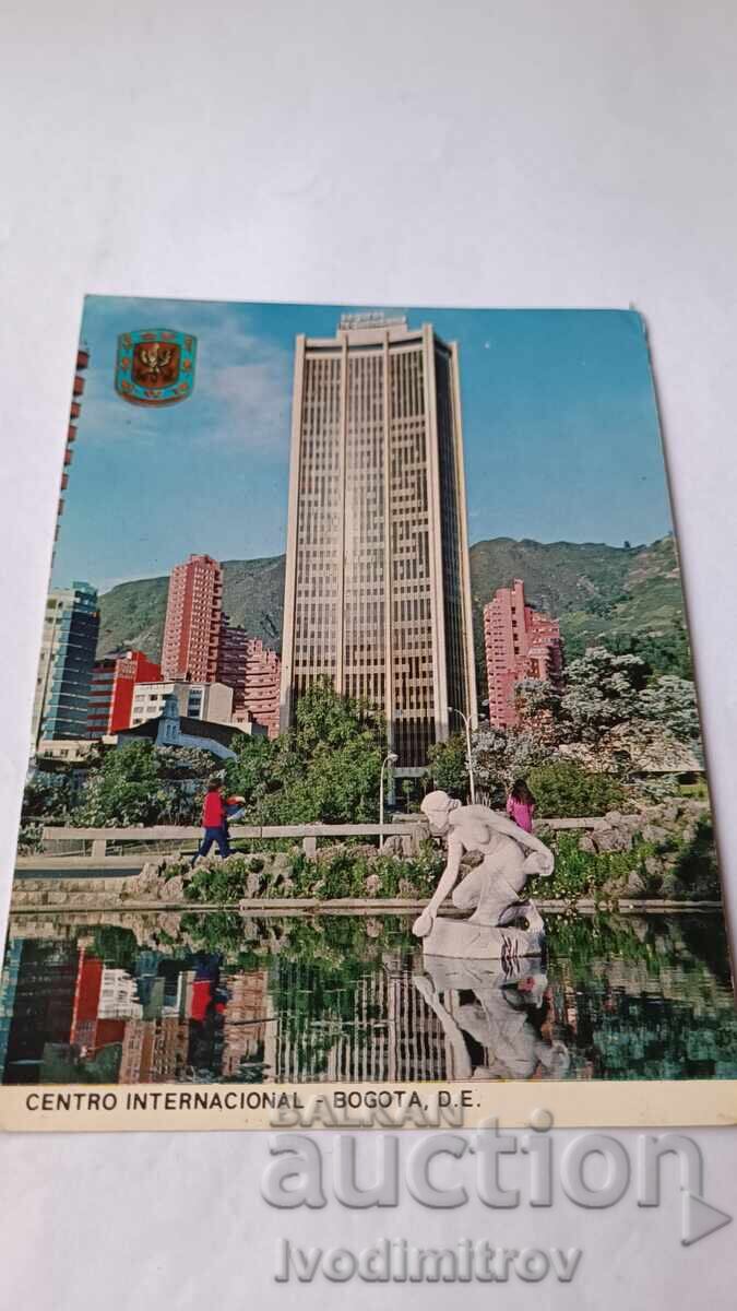 Cartolină poștală Bogota Centro Internacional de San Diego