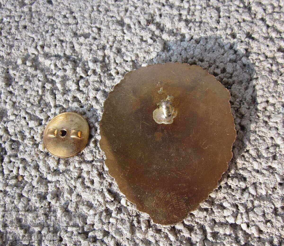 военна значка Български военен знак отличник ЖП войски емайл - 5