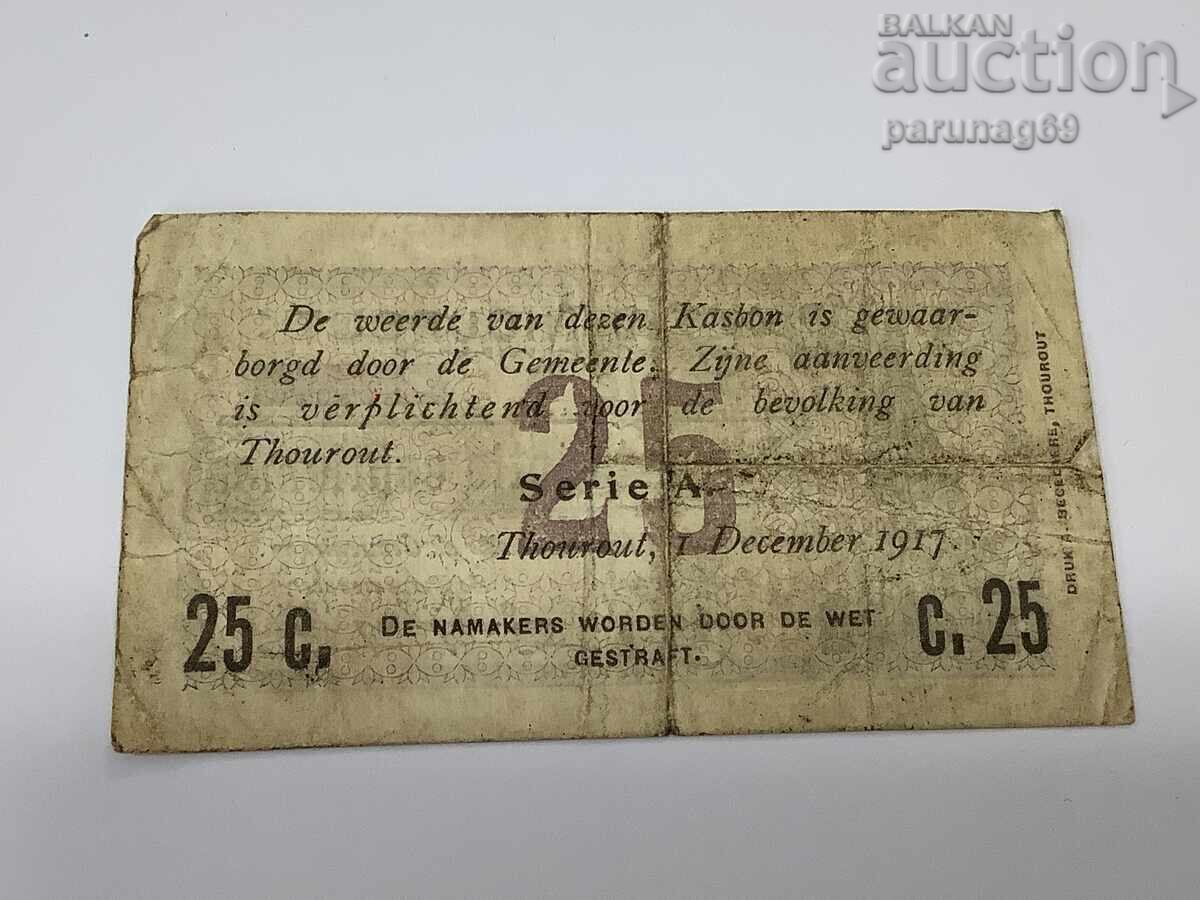 Белгия 0,25 центиемен 1917 година с цена € 4.09 | 8.00 лв.