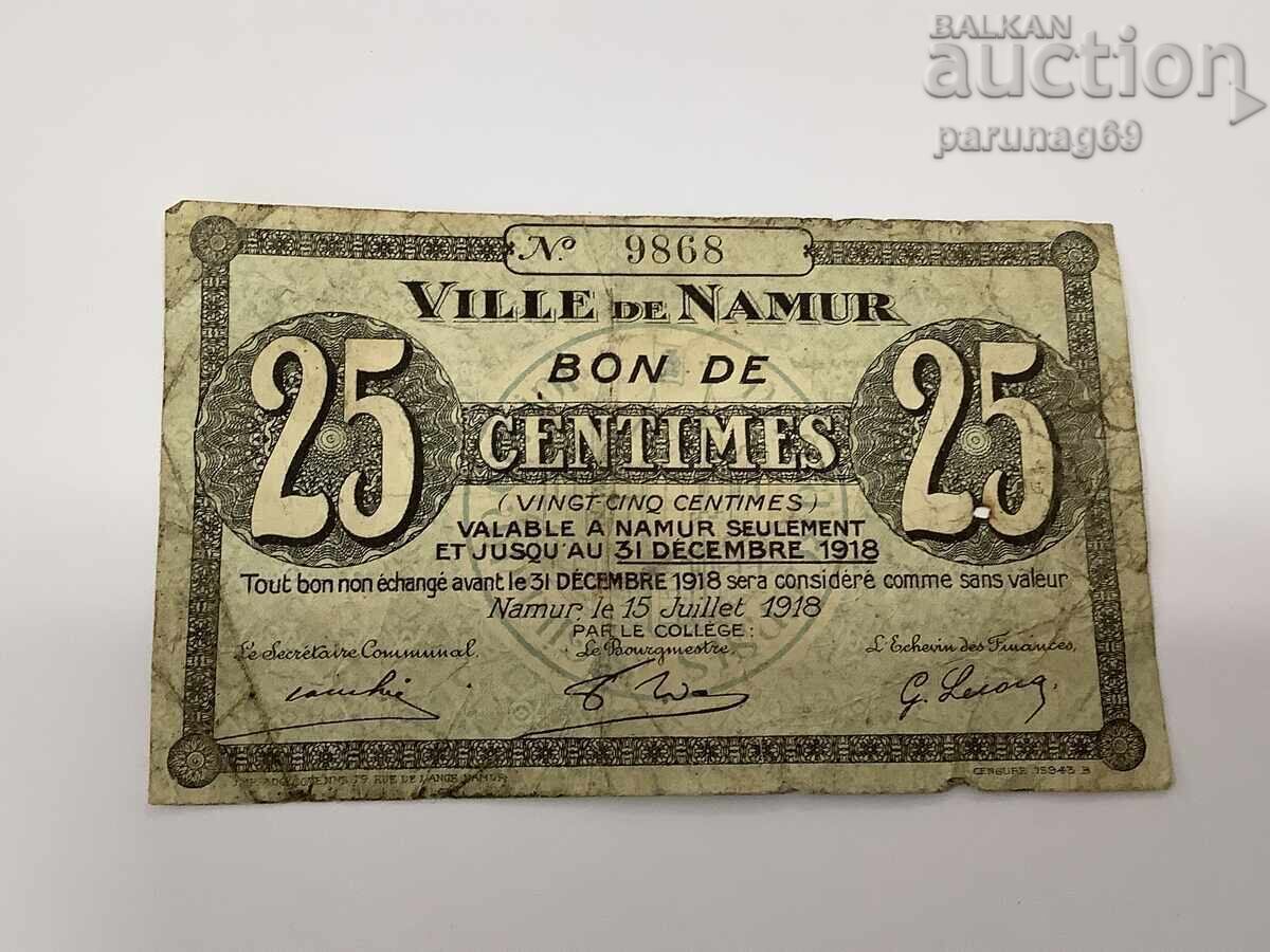 Belgia 0,25 cenți 1918