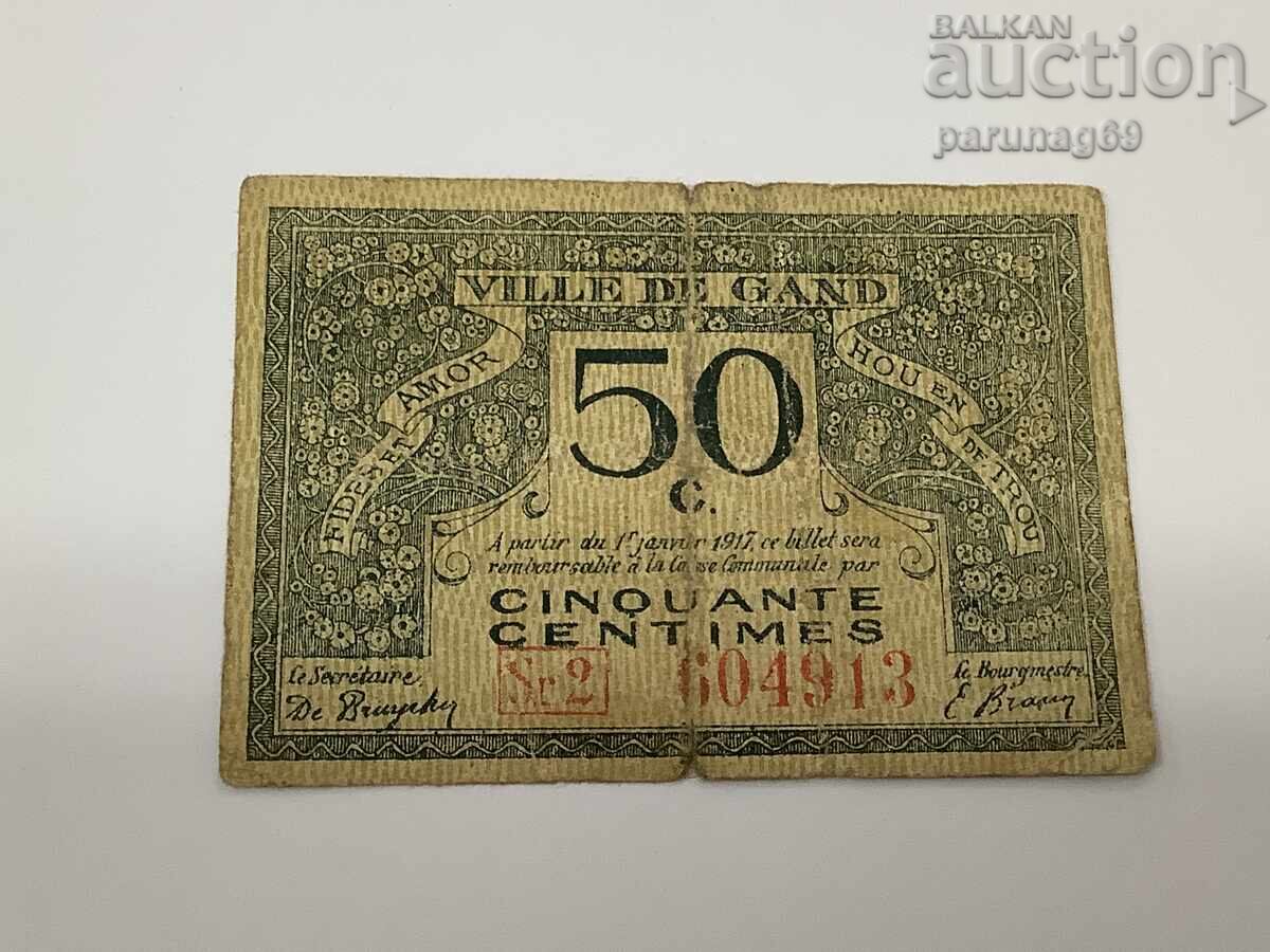 Belgia 0,50 cențieme 1917
