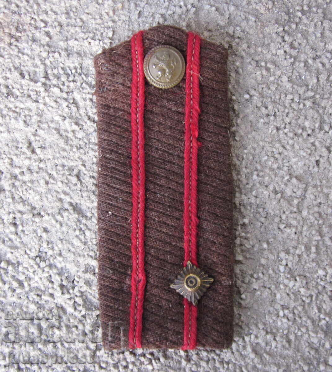 Български Царски пагон на полковник за бойна царска куртка