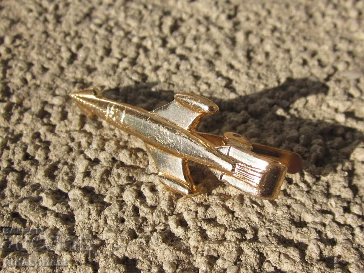 Аукцион космос космическа щипка за вратовръзка с ракета маркирана