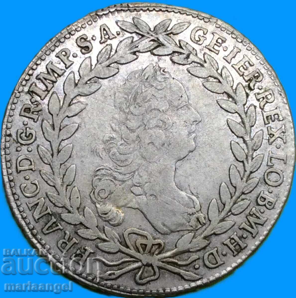 20 kreĭtsari 1763 Austria W - Viena Francisc I argint - rară! - 5 20 kreĭtsari 1763 Austria W - Viena Francisc I argint - rară! - 5