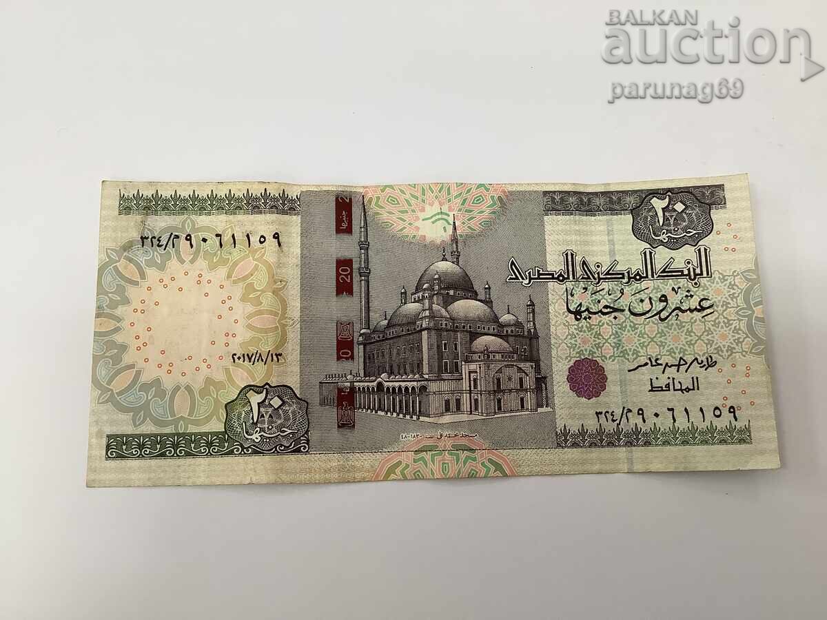 Egipt 20 lire 2017