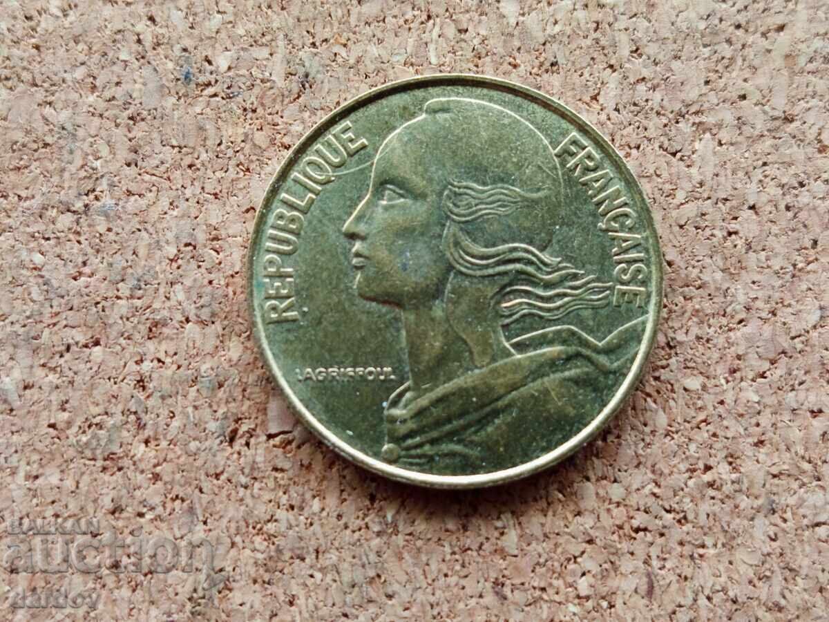 Франция 20 сантима, 1994 г. с цена 0.20 €