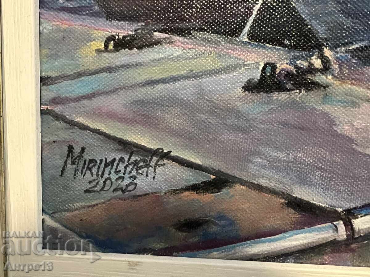 Georgi Mirinchev Painting Harbor 60/40 with price € 219.86 | 430.01 BGN Georgi Mirinchev Painting Harbor 60/40 with price € 219.86 | 430.01 BGN