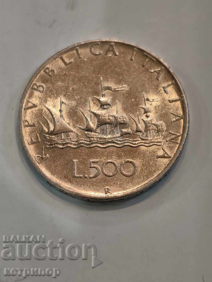 Italy 500 Lire 1958 Silver