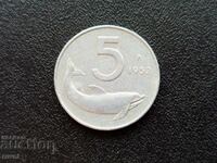 Ιταλία 5 λίρες, 1953