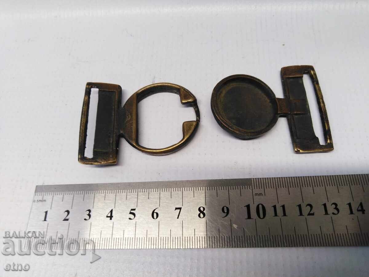 СТАРА БРОНЗОВА ТОКА ЗА КОЛАН С ЛЪВ,ЛЪЧЕ - 6