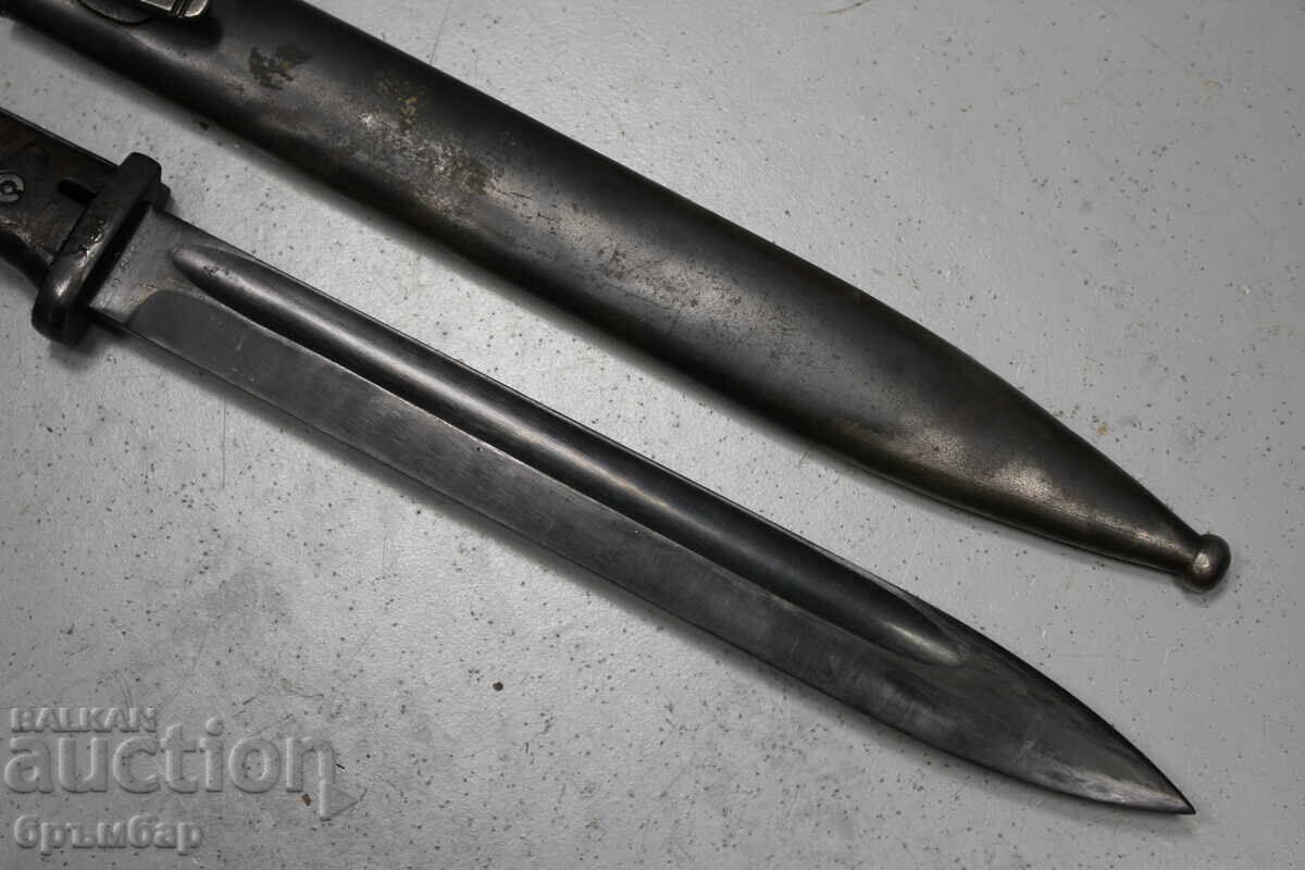 Παράδοση Γερμανική ξιφολόγχη για τυφέκιο Mauser K98. Βακελίτινες λαβές