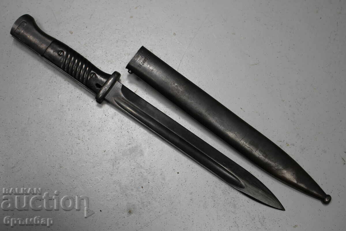 Γερμανική ξιφολόγχη για τυφέκιο Mauser K98. Βακελίτινες λαβές - 5