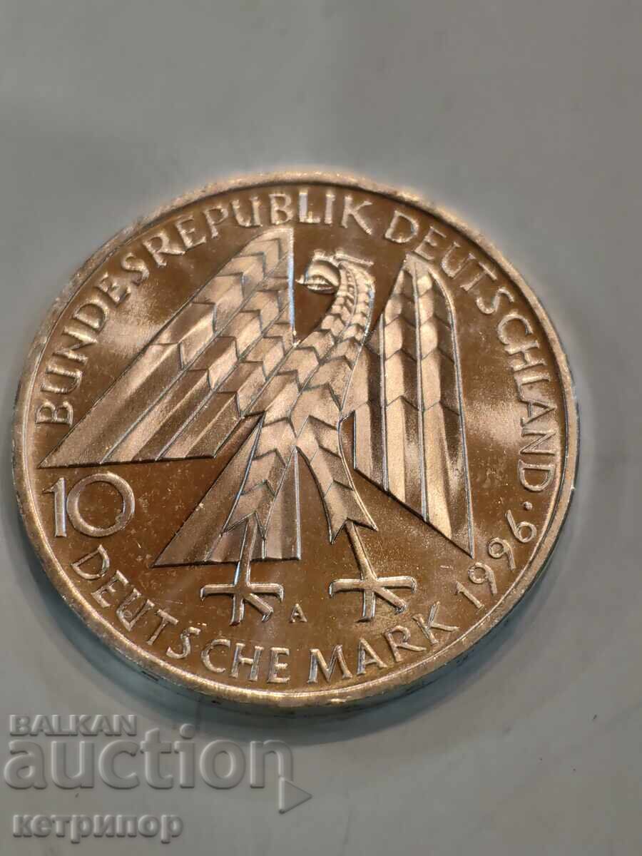 10 stamps Germany 1996 A silver with price € 27.10 | 53.00 BGN