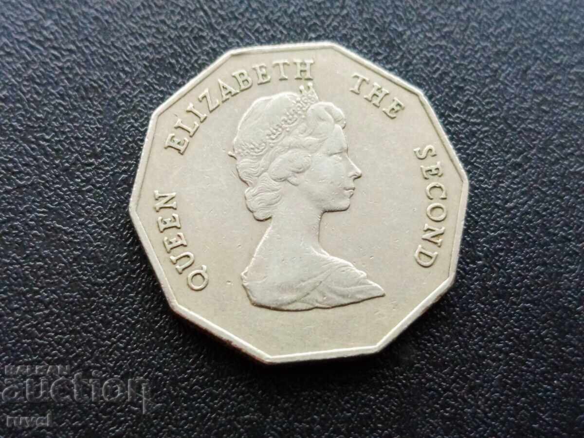 Източни Кариби, 1 долар 1989 год. с цена € 1.28 | 2.50 лв.