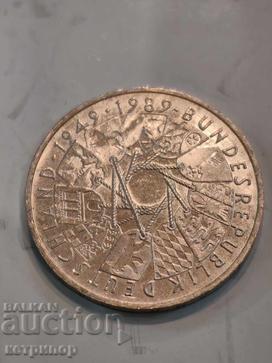 10 stamps Germany 1989 G silver 10 stamps Germany 1989 G silver