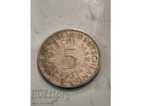 5 Μάρκα Γερμανία 1951 γ G ασημένια
