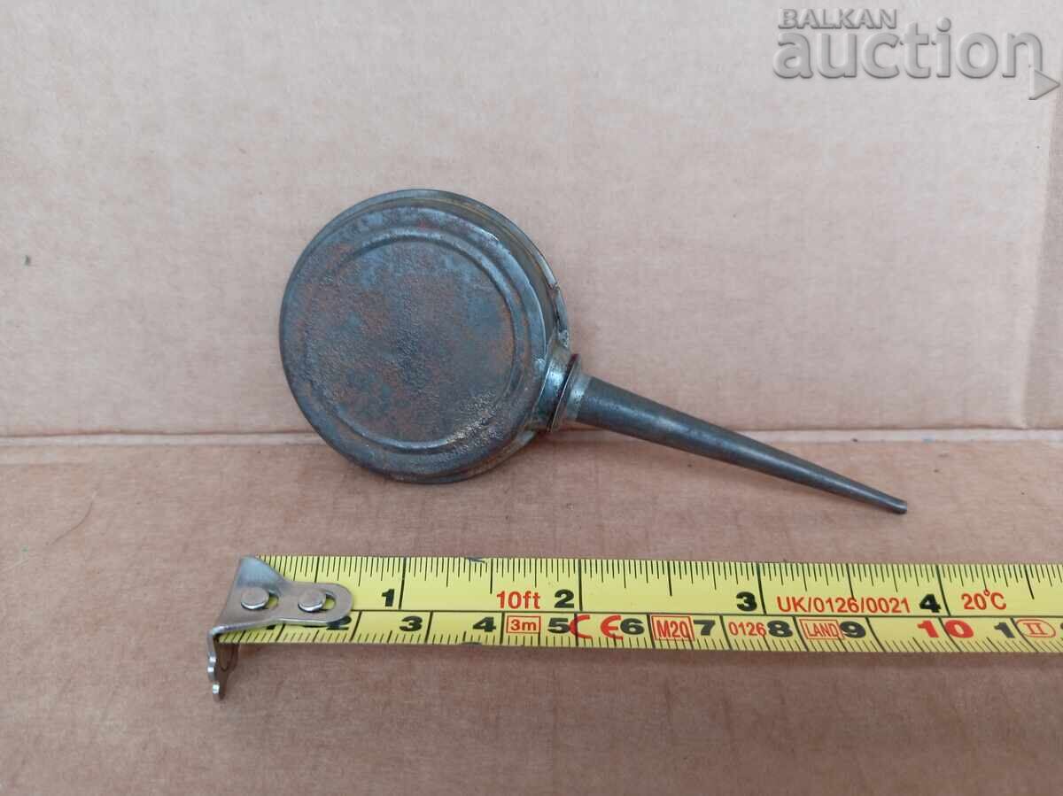 Delivery of Antique Primitive Oil Lamp