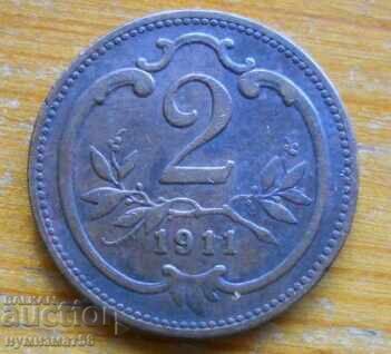2 Halers 1911 - Austria