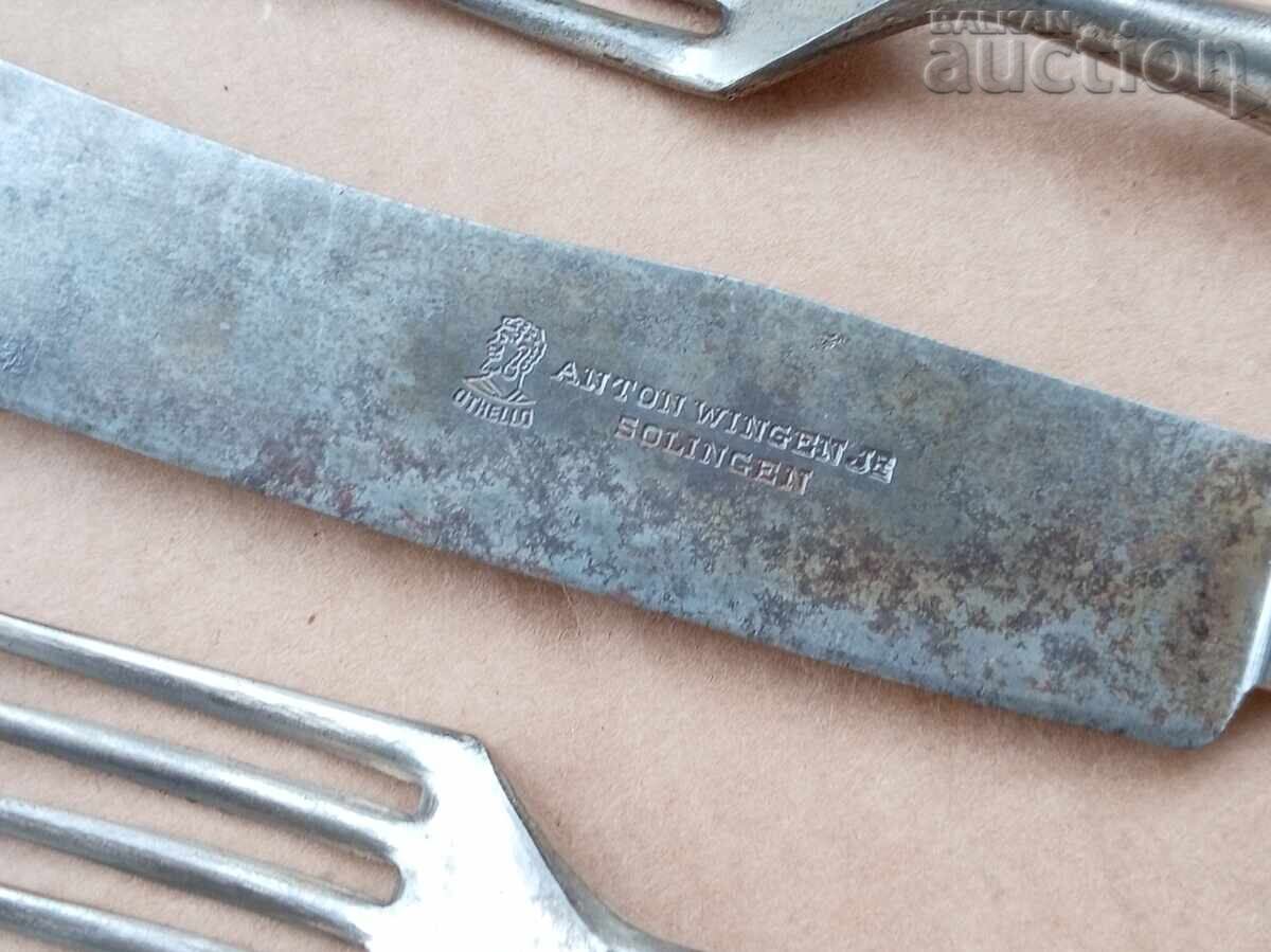 Antique SOLINGEN SOLINGEN cutlery fork knife with price € 20.96 | 40.99 BGN