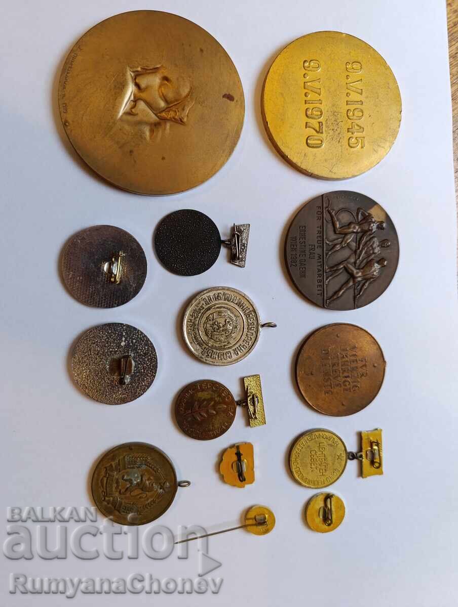 Lot insignii, semn, medalie - 6