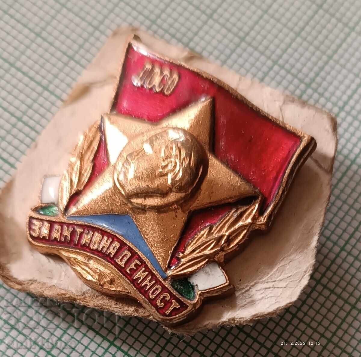 Delivery of Badge - DOSO For Active Activity - Screw-on