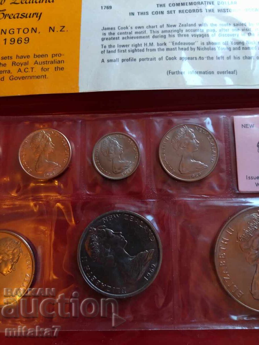 Set monede 1969, Noua Zeelandă - 7 Set monede 1969, Noua Zeelandă - 7