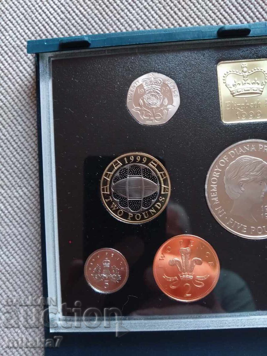 Δημοπρασία Σετ νομισμάτων 1999, Ηνωμένο Βασίλειο