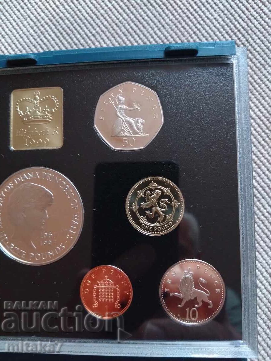 Παράδοση Σετ νομισμάτων 1999, Ηνωμένο Βασίλειο