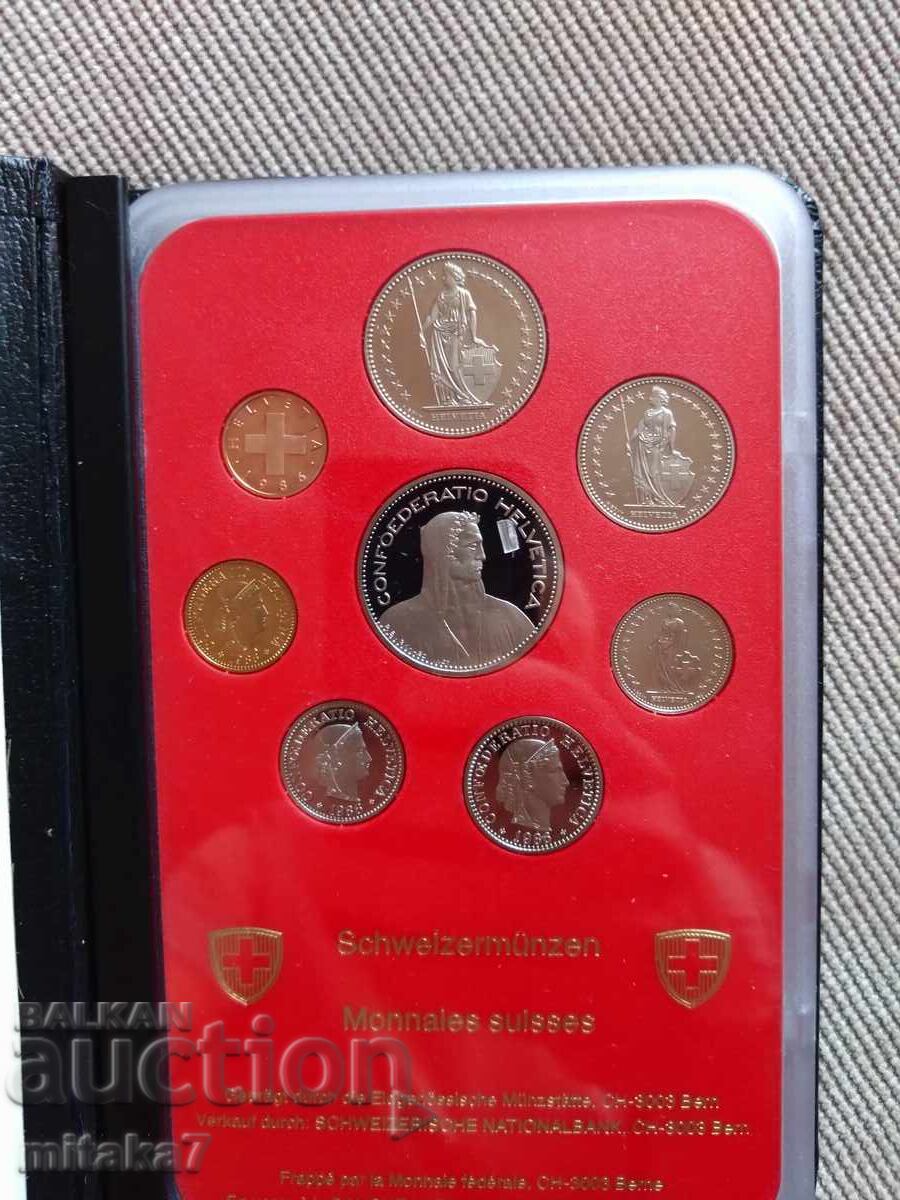 Δημοπρασία Σετ νομισμάτων 1986, Ελβετία