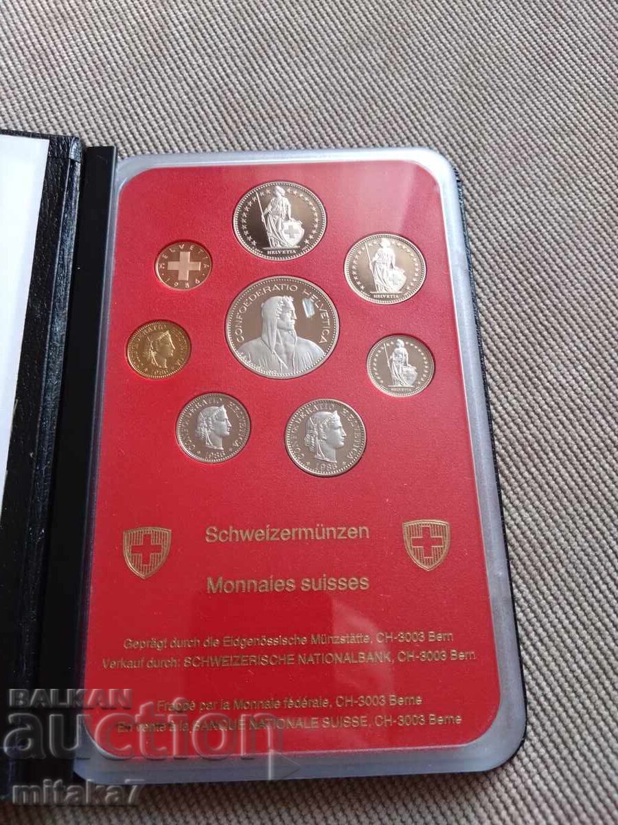 Σετ νομισμάτων 1986, Ελβετία - 5