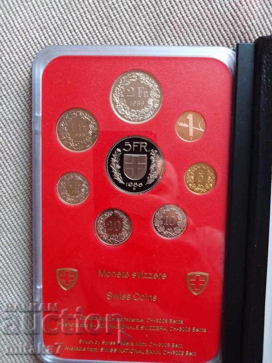 Σετ νομισμάτων 1986, Ελβετία - 6